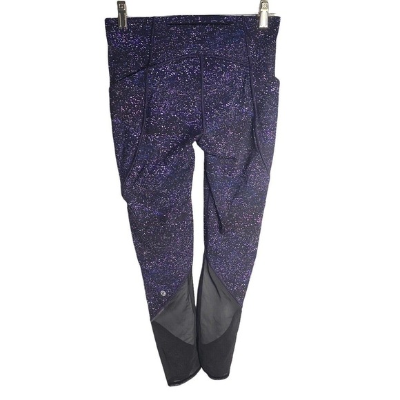 Lululemon Gait Keeper 7/8 Tight Legging Crystalline Mesh Insert Run Size 6 - Picture 4 of 12